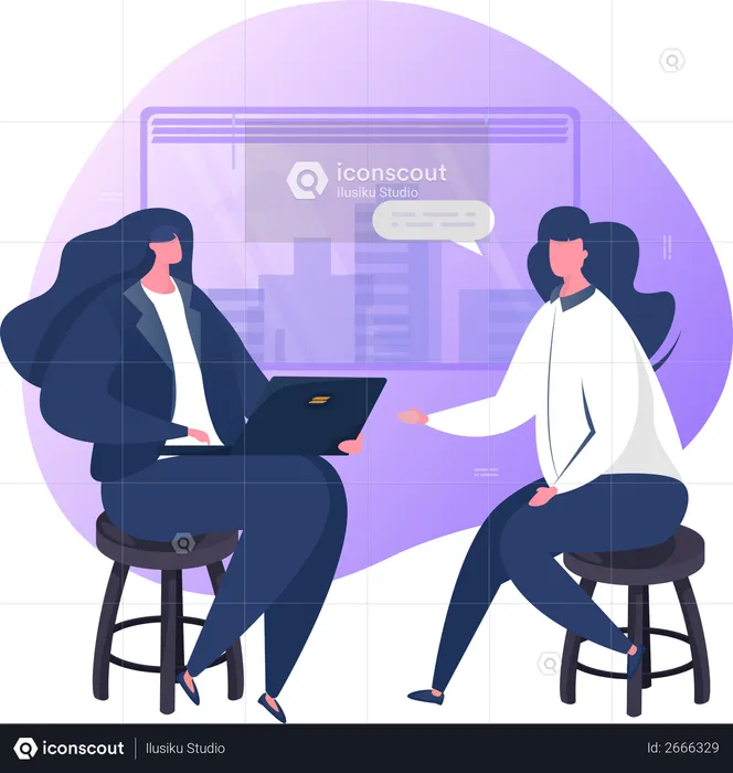 Candidate Interview  Illustration