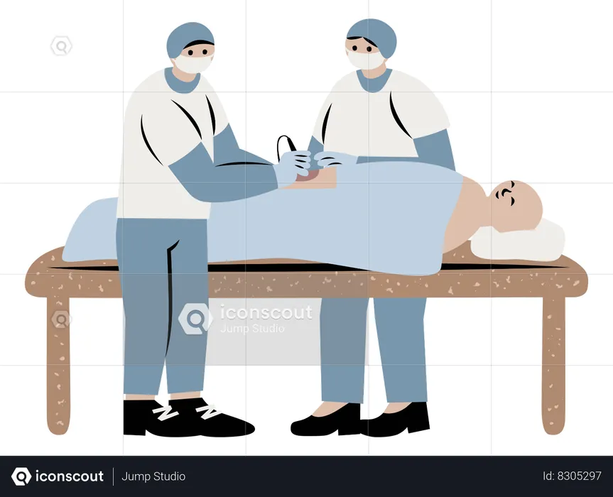 Caner Surgery  Illustration