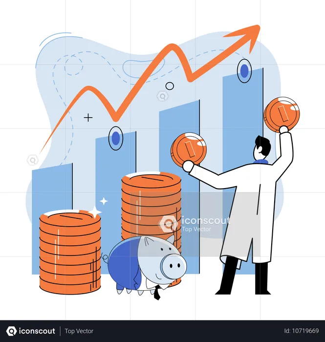 Capital de inversión empresarial Utilidad  Ilustración