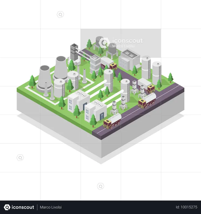 Almacenamiento de captura de carbono  Ilustración