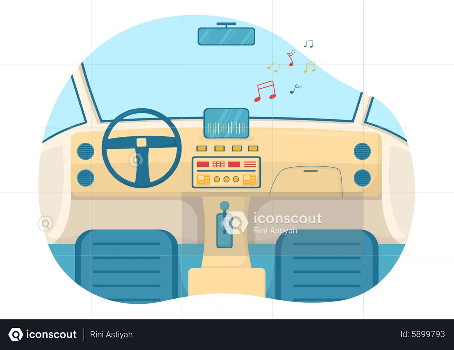 Car Audio  Illustration