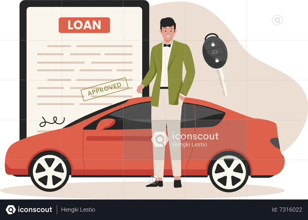 Car loan  Illustration