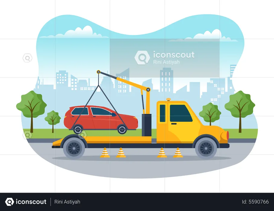 Car Pickup Truck  Illustration