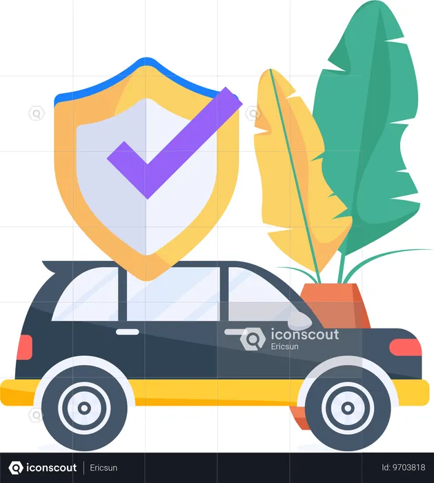 Car Protection  Illustration