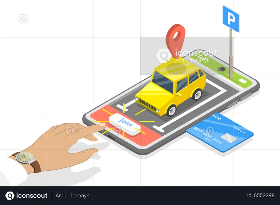Car Sharing Service App and Vehicle Rating Model for Short Periods of Time  Illustration