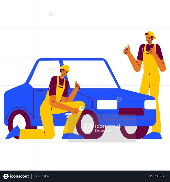 Car tuning  Illustration