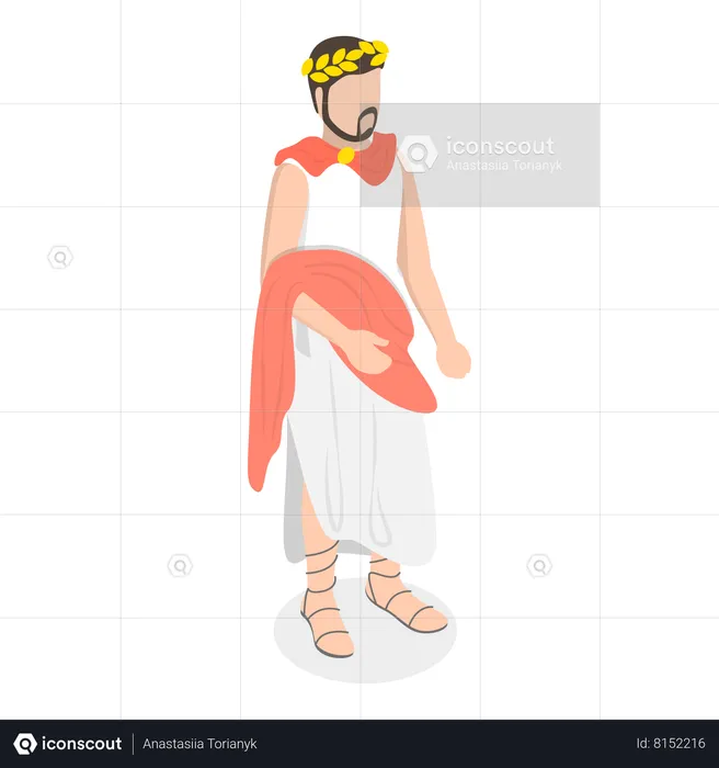 Personagens romanos antigos  Ilustração