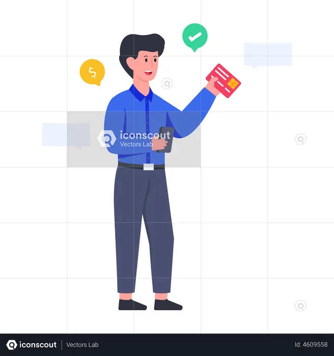 Card Payment  Illustration