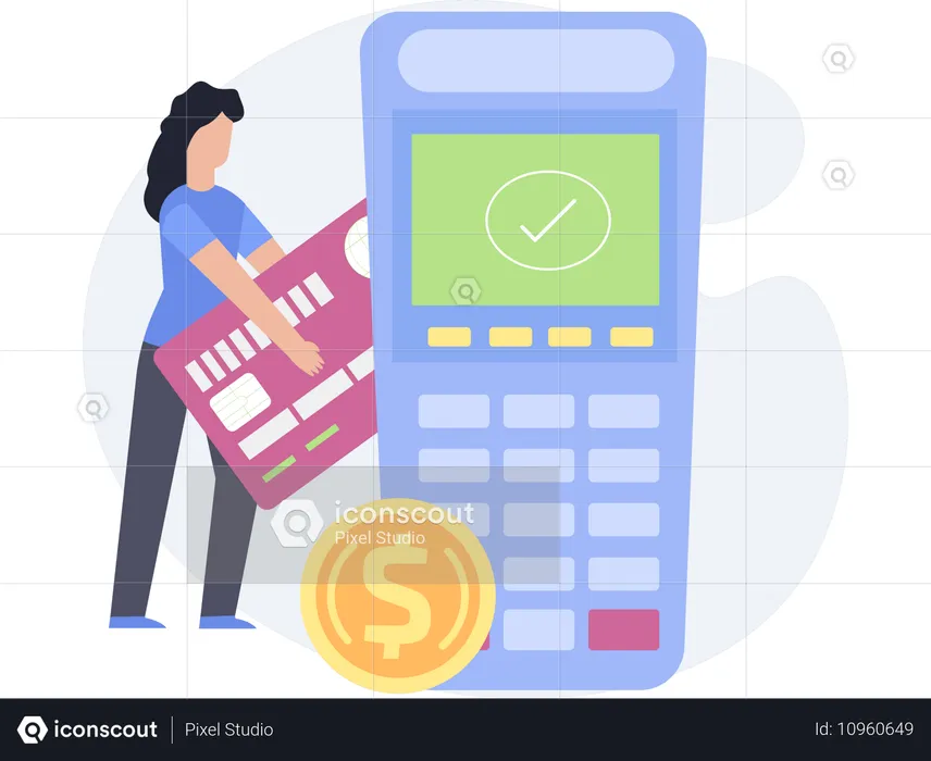 Card Payment  Illustration