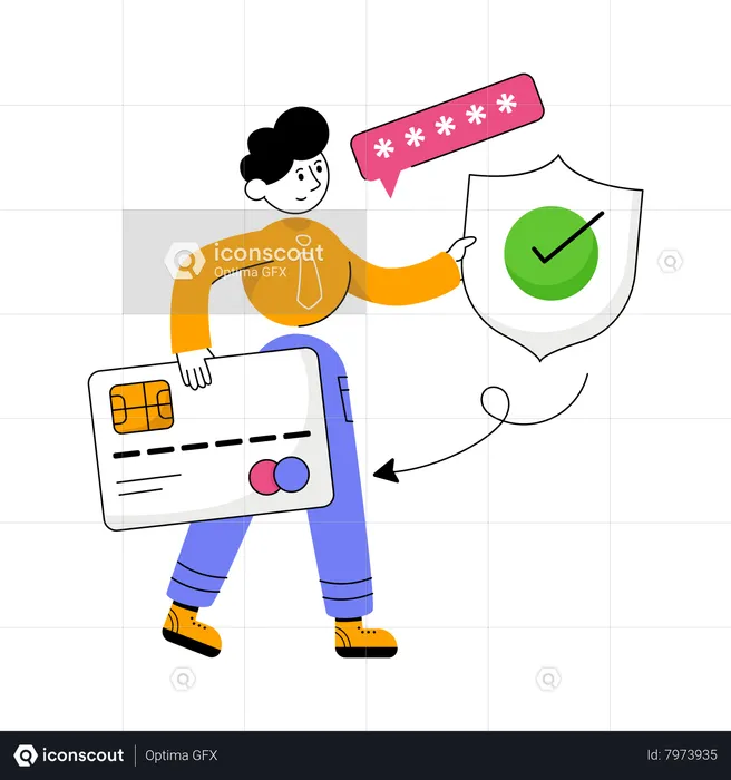 Card Security  Illustration