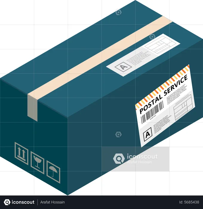 Cardboard Box  Illustration