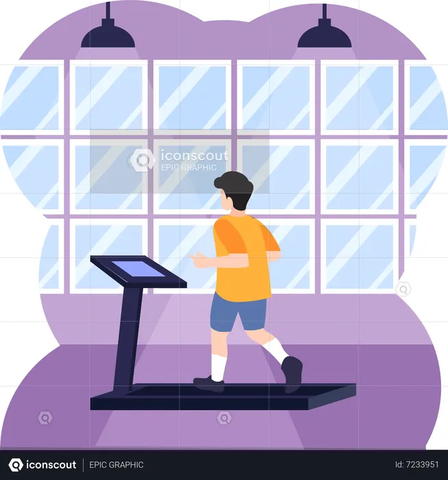 Cardio Workout  Illustration