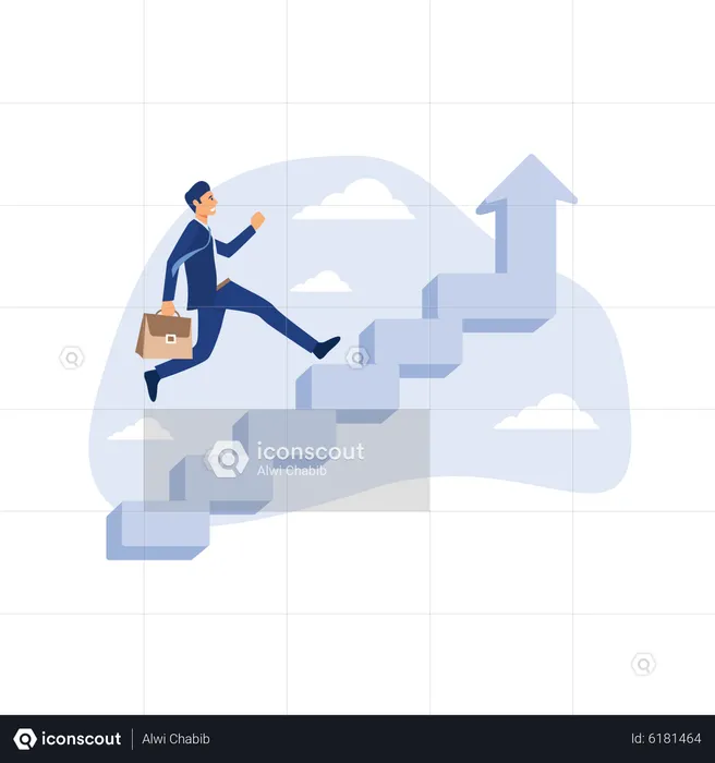 Career growth  Illustration