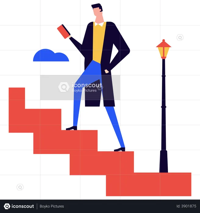 Career Growth  Illustration