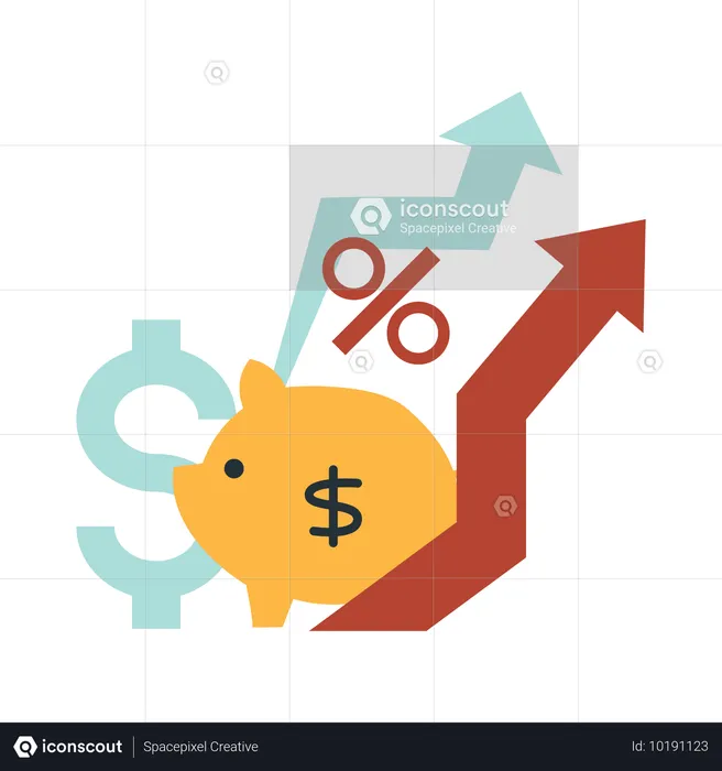 Carga por el aumento de la inflación  Ilustración