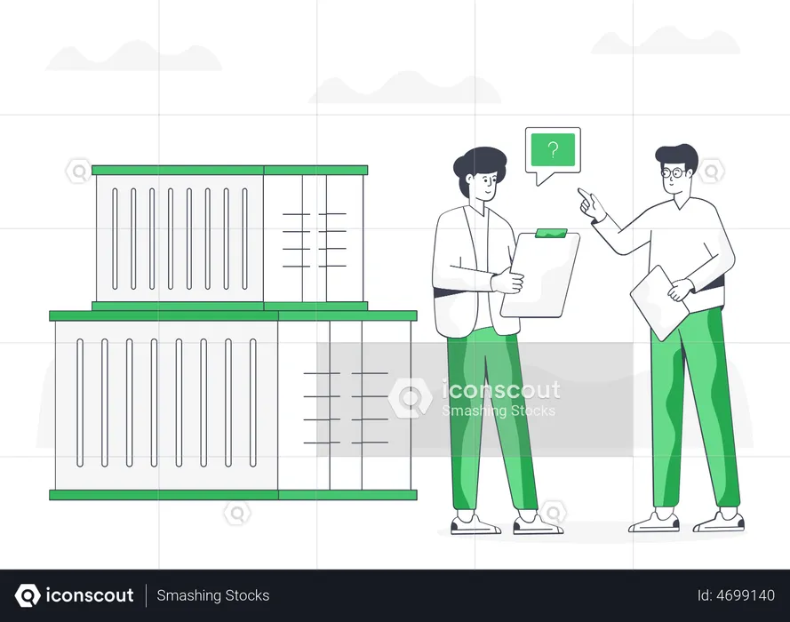 Cargo Inspection  Illustration