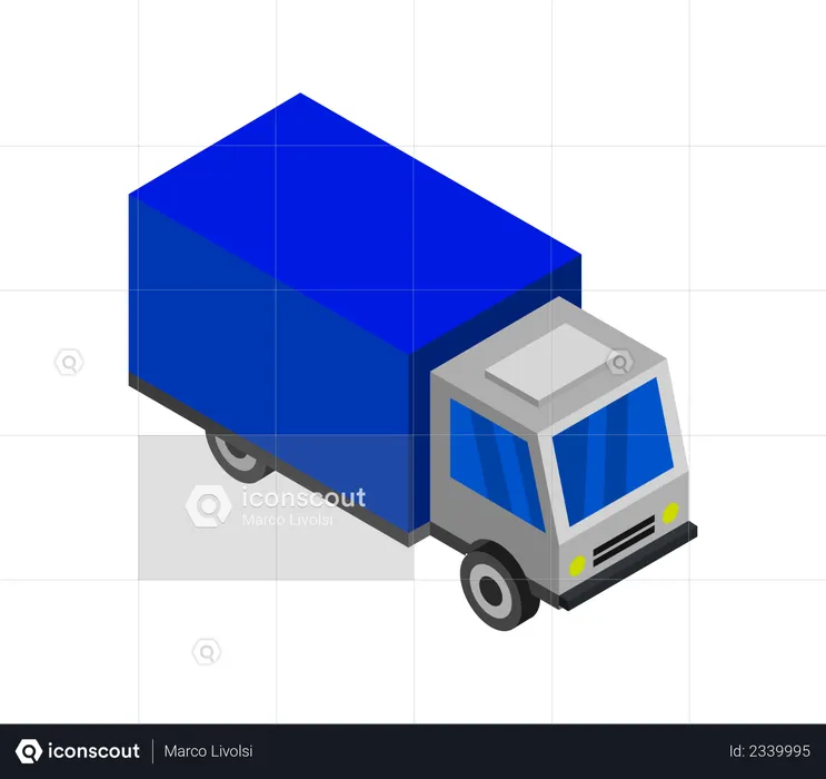 Cargo Truck  Illustration