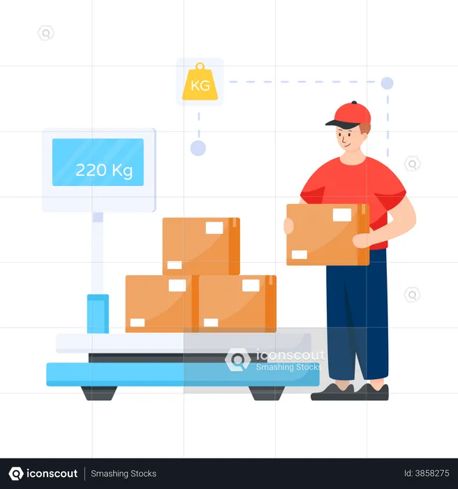 Cargo Weight  Illustration