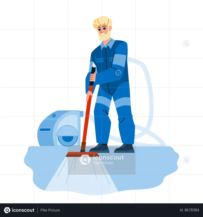 Carpet cleaning  Illustration