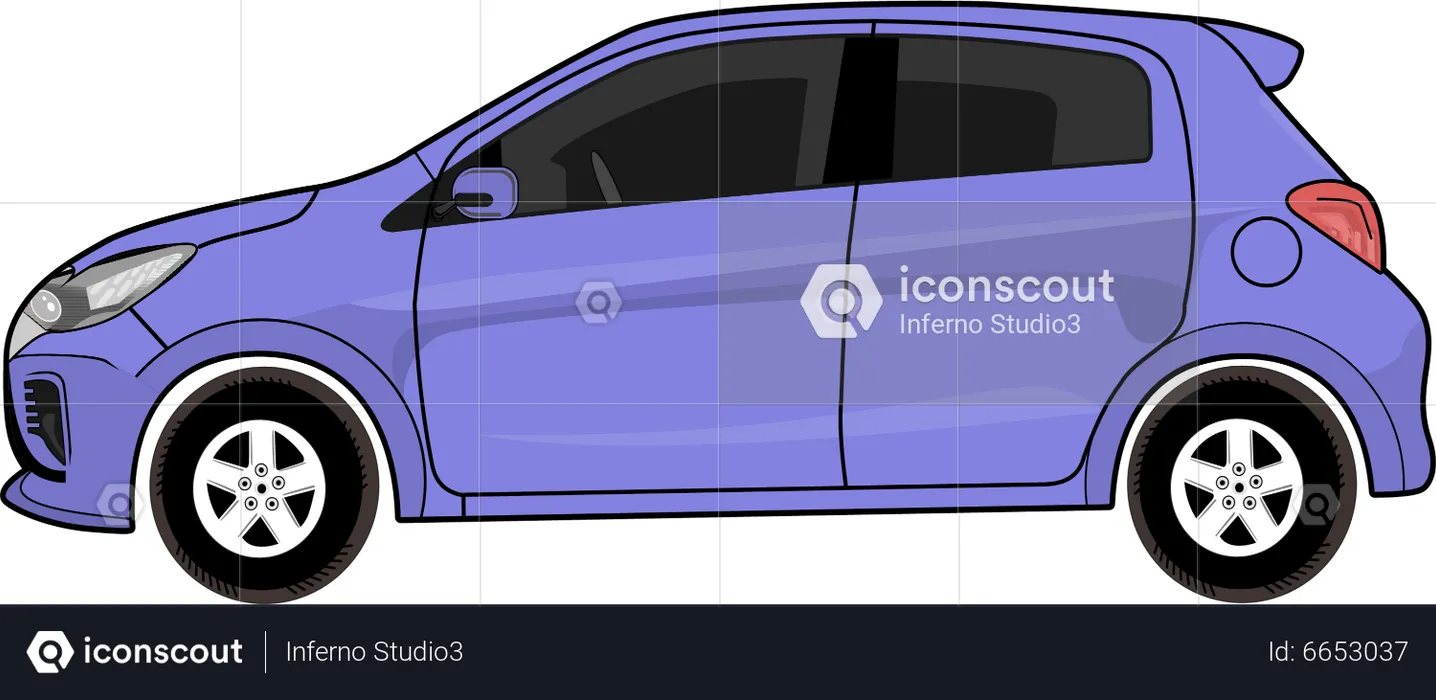 Carro moderno  Ilustração