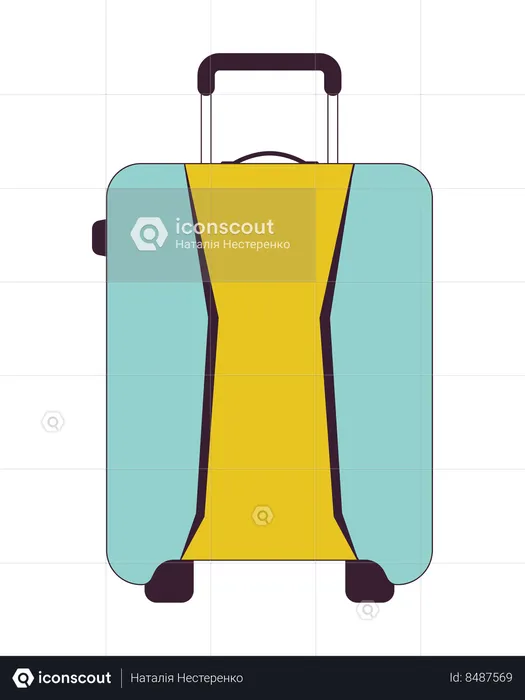 Carrying baggage  Illustration