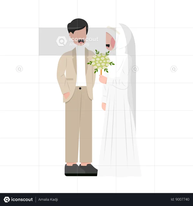 Casamento Muçulmano  Ilustração