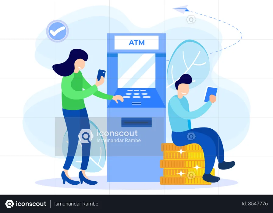 Cash Machine  Illustration