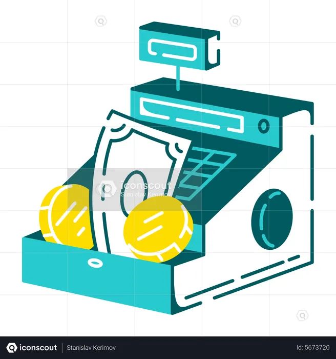 Cash machine  Illustration