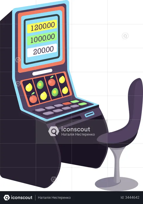 Casino Slot machines  Illustration