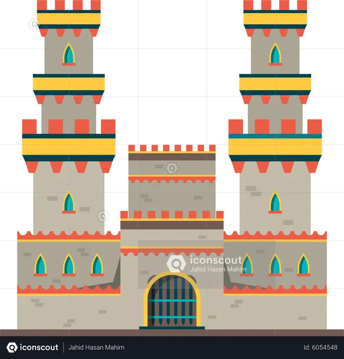 Castillo antiguo  Ilustración