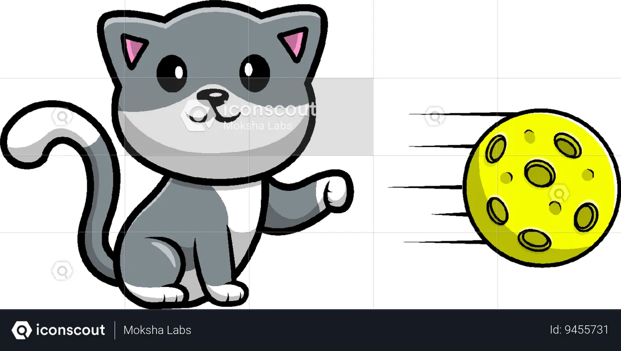 Cat Punch Planet  Illustration