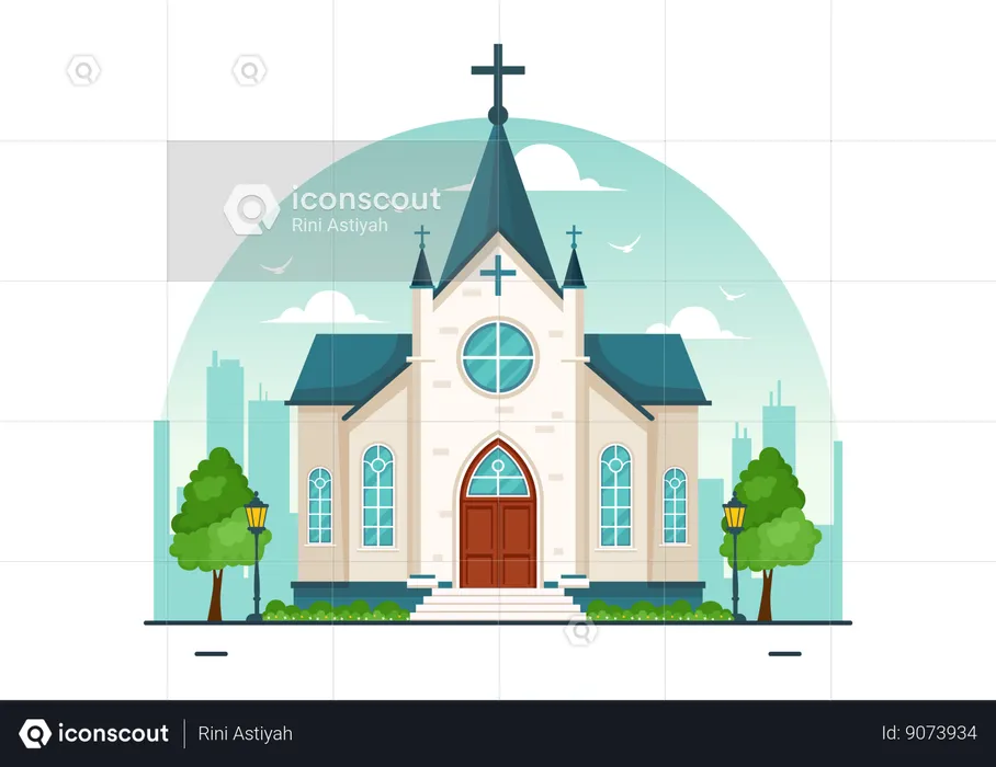 Cathedral Catholic Church  Illustration