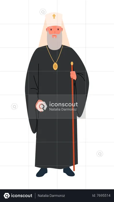 Catholic priest  Illustration