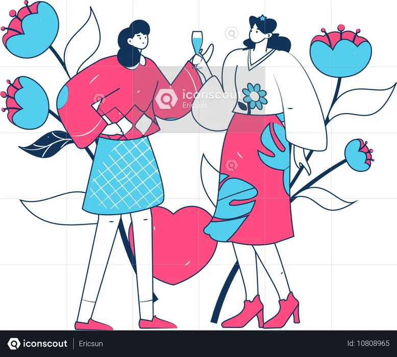 Comemore o Dia da Mulher  Ilustração