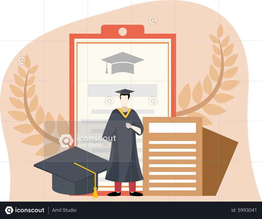 Celebrate Graduation  Illustration