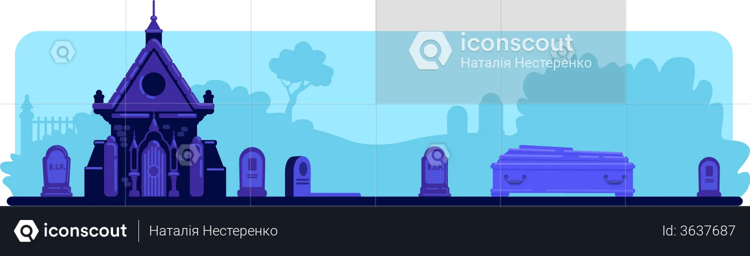 Cemetery  Illustration