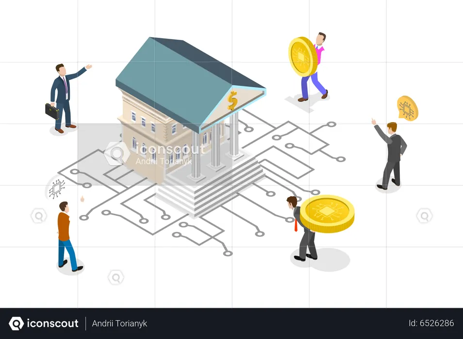 Central Bank Digital Currency  Illustration