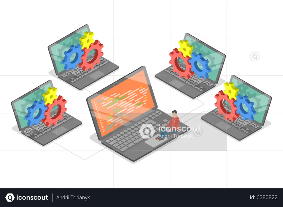 Centralized Database System  Illustration