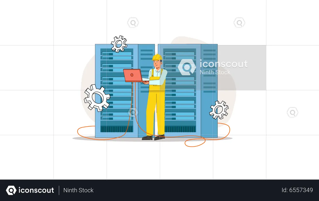 Centre informatique  Illustration