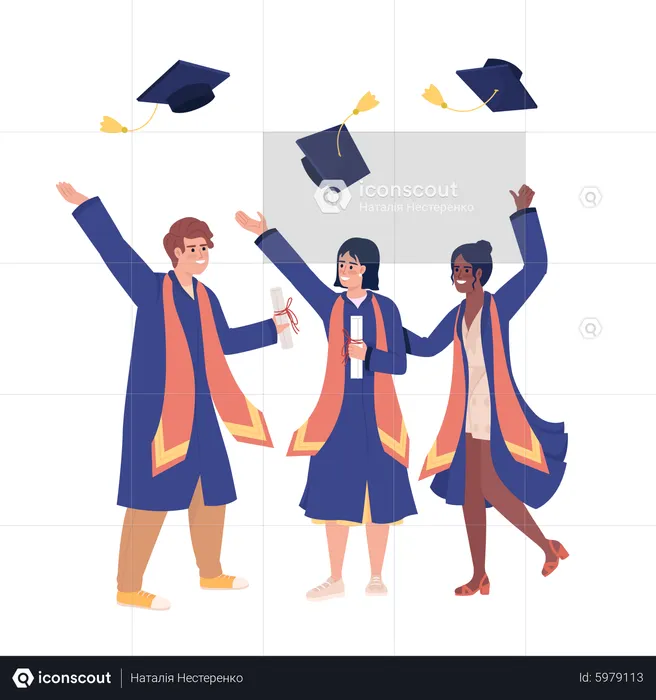 Ceremonia de graduación  Ilustración