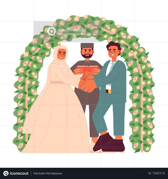 Cérémonie du Nikah  Illustration