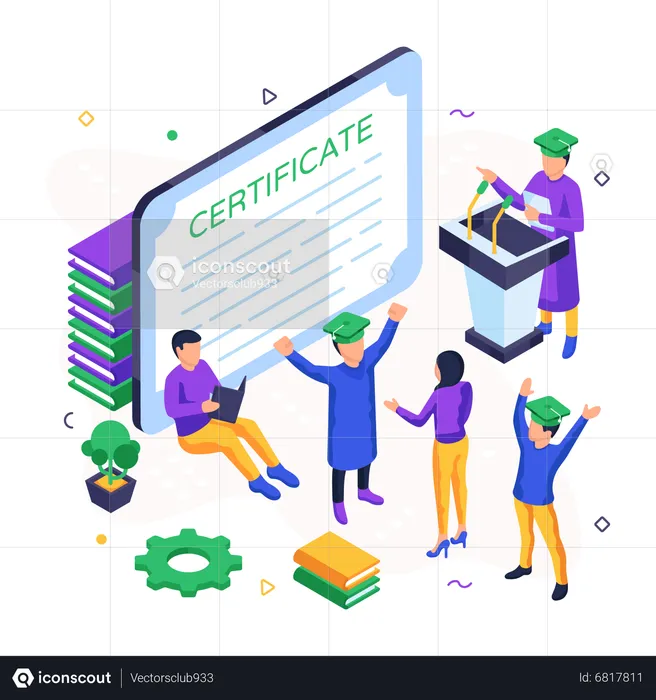 Certificate  Illustration