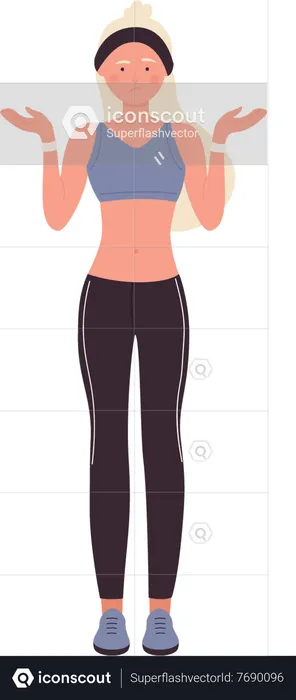 Certified Fitness Trainer  Illustration