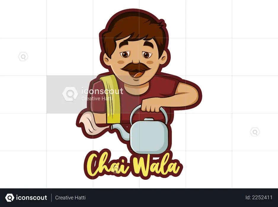 Chai wala  Illustration