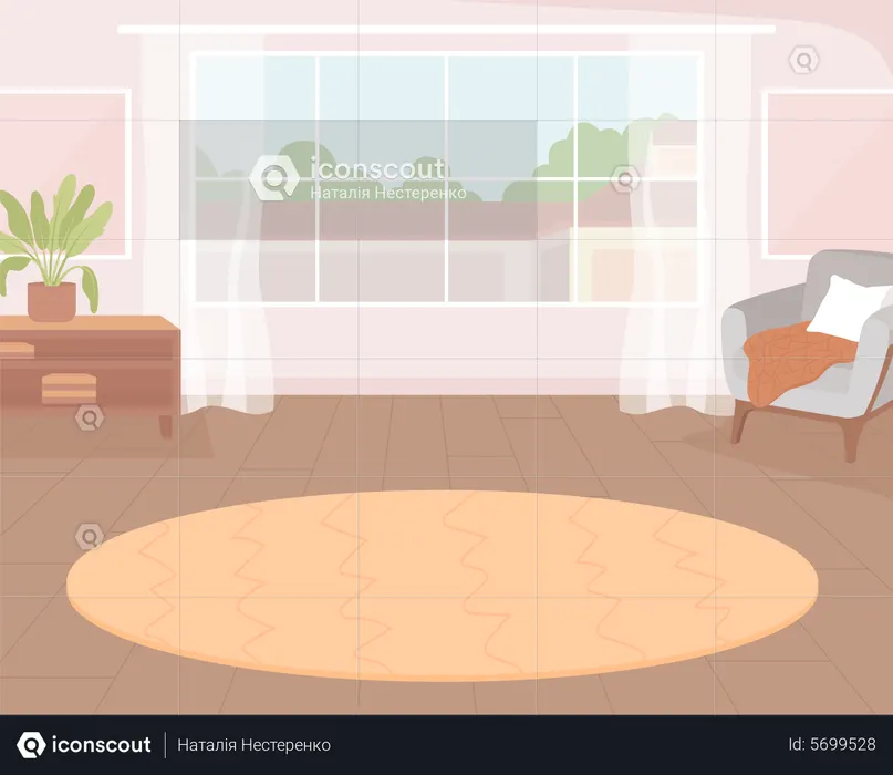 Chambre confortable  Illustration