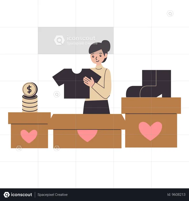 Charity Community  Illustration