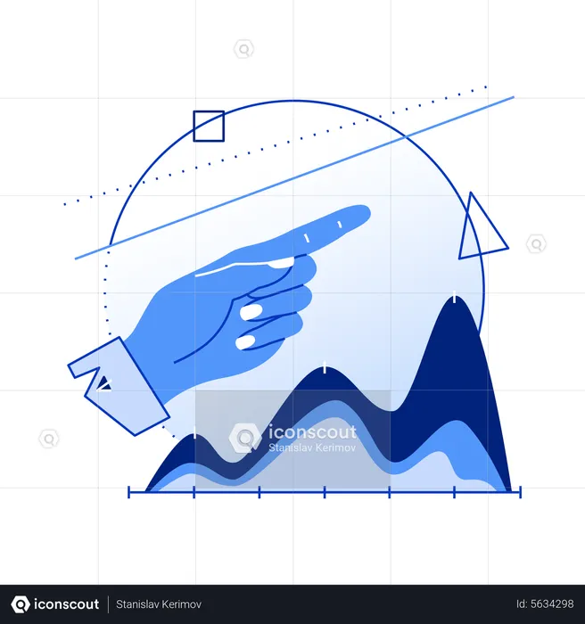 Chart growth  Illustration