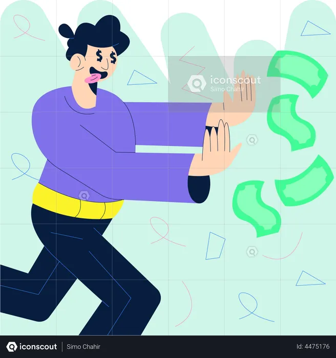 Chasing Money  Illustration