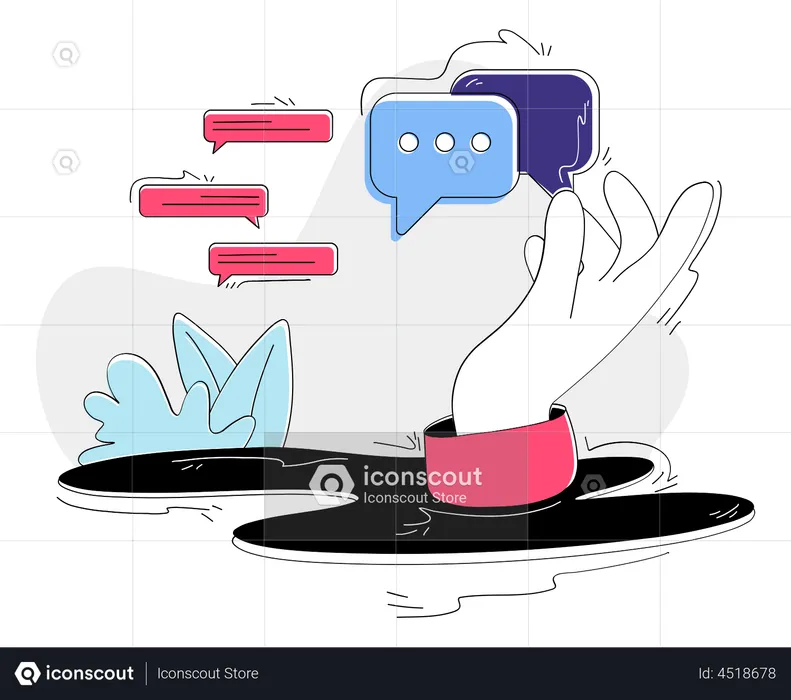 Chat bubble  Illustration