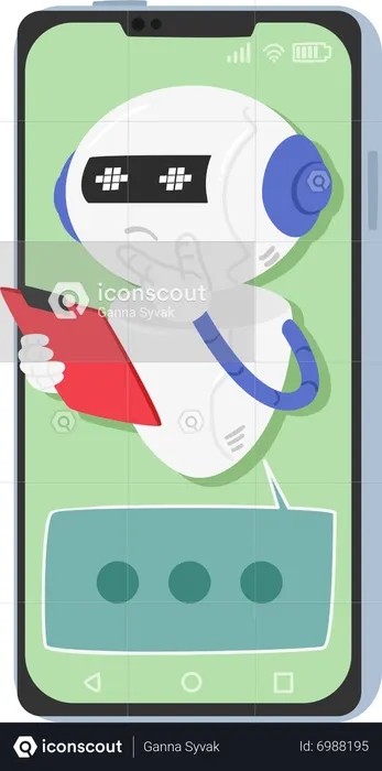 Chatbot Is A Software Program That Uses Artificial Intelligence Ai To Converse With People Via Messaging Platforms  Illustration